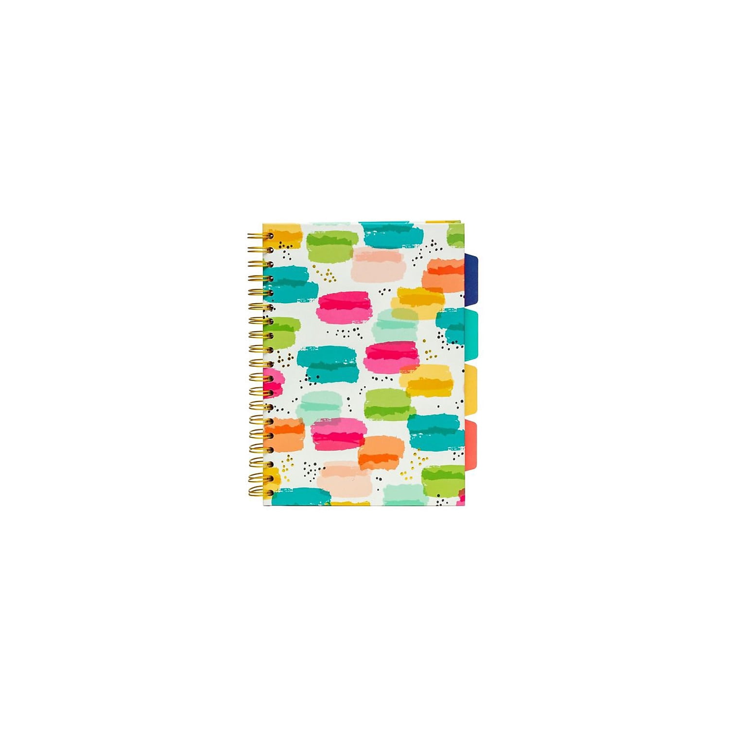 Pukka Pads B5 5-Subject Divider Notebooks, 200 Pages, Rainbow Color Wash, Pack of 3