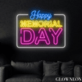 thumbnail image 3 of Glowneon Happy Memorial Day Neon Sign, Memorial Day Wall Led Decor, 3 of 5