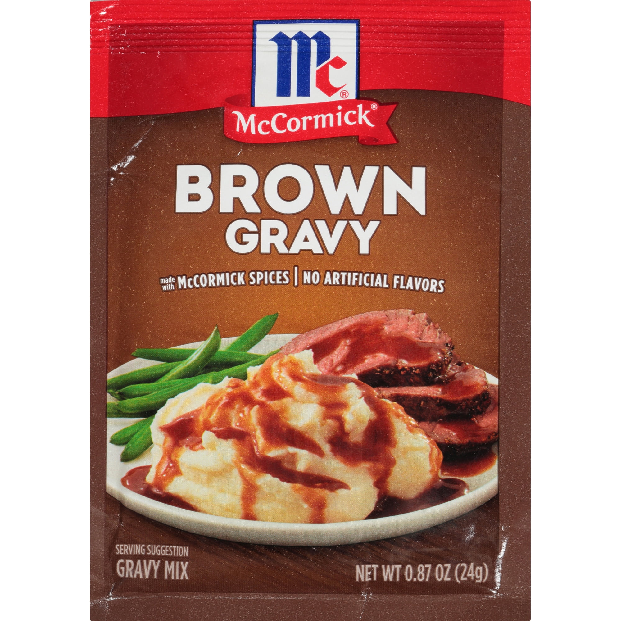 McCormick Brown Gravy Mix Seasoning Packet, 0.87 oz