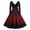 Vermilion, variant on Christmas Dresses for Women Plus Size Christmas Costumes Holiday Glitter Xmas Tree Print Dresses Long Sleeve V Neck Vintage Dresses Cute Snowflake Hepburn Swing Dress