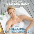 thumbnail image 4 of Basic Concepts Bath Pillow for Back and Neck Support, 3D Mesh, Relaxing Suction Cups Bathtub Cushion, 4 of 8