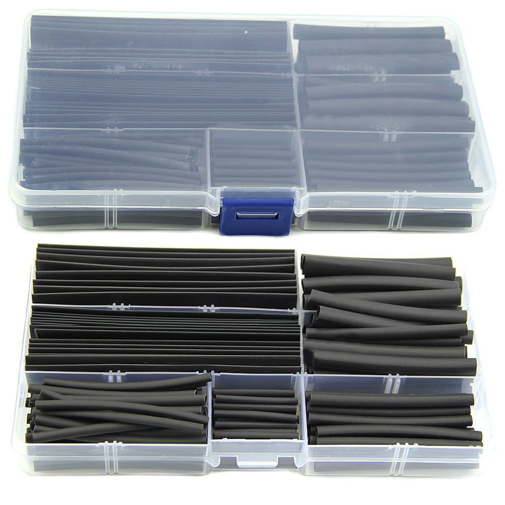 150pcs 2:1 Polyolefin Heat Shrink Tubing Tube Sleeving Wrap Wire Kit Cabl WS 