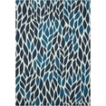 thumbnail image 2 of Nourison Home & Garden Indoor/Outdoor Blue 5'3" x 7'5" Area Rug, (5x7), 2 of 6