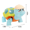 thumbnail image 4 of Baby Walker with Music and Night Lights, Leash Turtle Glowing Will Walk With Light Music Kids Boys And Girls Toys, 4 of 6