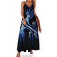 thumbnail image 2 of Robe Sans Manches Nudibranch Bleue pour Femmes Vêtements, 2 of 5