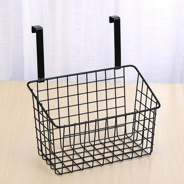 Organizador para puerta de armario, soporte organizador de armario de cocina de alambre de hierro para tablas de , de almacenamiento , negro Soledad Titular del organizador del gabinete