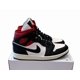 thumbnail image 1 of Ni - ke Air Jordan 1 Mid 'Black Sail Gym Red' BQ6472-061 Women's size 12 / Men's 10.5, 1 of 5
