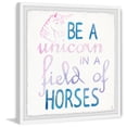 thumbnail image 2 of Marmont Hill Unicorn in a Field of Horses Framed Wall Art, 2 of 6