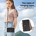 thumbnail image 3 of Phone Case for iPhone 16 Plus Wallet Cover with Crossbody Strap and Wrist Strap, Card Slots Stand PU Leather Flip Magnetic Buckle Zipper Pocket for iPhone 16 Plus Case Women Girls, Black, 3 of 6