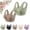 Khaki, variant on Hana Bra for Senior Women, 2Pcs Cotton Buttonless Comfy Lifting Shaping Bras, Full Coverage Underwire-Free Push up Bras Soft Breathable Bras for Older Women Daily Wear
