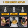 thumbnail image 2 of Kit de purga de frenos LUTIFIX Master Cylinder 17+3 piezas de aluminio, 2 of 8