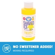 Hypothermias Pineapple Shaved Ice and Snow Cone Flavor Concentrate, Unsweetened, Makes 1 Gallon of Syrup, 4 Fl. Oz