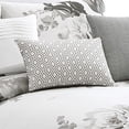 thumbnail image 2 of 7 Piece Cotton King Comforter Set with Floral Print, Gray and White, 2 of 7