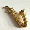 thumbnail image 3 of SHISUYAN Musical Instrument Decor Mini Instrument Toy for Home Kid Bedroom (Golden, Saxophone Pattern), 3 of 8