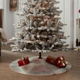 thumbnail image 4 of Xecao Raindrop Kitten Paw Pattern Christmas Tree Skirt Round Xmas Tree Mat Base Cover for Holiday Home Decorations-30", 4 of 6