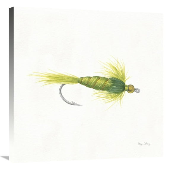 Global Gallery's 'Gone Fishin IV' By Elyse DeNeige Stretched Canvas Wall Art