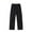 Black, variant on JIUKE Cargo Pants Mens Causal Elastic High Waisted Straight-Wide-Leg Drawstring Trousers with Multi Pockets