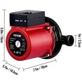 VEVOR Recirculating Pump, 245w 110v Water Circulator Pump, Automatic