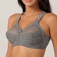 thumbnail image 3 of Women's Plus Size Floral Lace Full Cup Bra, JIANLAI Underwire Support Large Bust Everyday Bra, 3 of 5