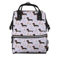 thumbnail image 1 of Easygdp Dachshund Dog Puppy para Bolsa de Bebé de Gran Capacidad con Múltiples Bolsillos, Bolsa de Pañales para Padres, Bolsa de Viaje Organizada y Elegante, 1 of 6