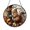 Acrylic 3.5 Inch, variant on Forest Squirrel and Mushrooms Stained Glass Style Window Suncatcher Decor, Decorative Hanging Panel Ornament for Fall Window Art and Woodland Home Decoration