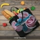 thumbnail image 5 of Easygdp Blue Lipped Pit Viper And Three Pink Roses Bolsa Tote para Mujer, Bolso de Hombro para Trabajo, Playa, Viajes, Compras y Supermercado, 5 of 7