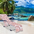 thumbnail image 4 of Housse de Chaise Longue de Piscine Absorbante Housse de Chaise de Plage avec Poches, 4 of 7