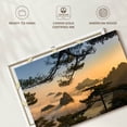 thumbnail image 6 of Elephant Stock Huangshan Mountain Scenery Wall Art - Horizontal Canvas Wall Art - Living Room Wall Decor - Places Canvas - Gray And Green Decor - 12" x 8", 6 of 8