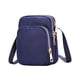 thumbnail image 1 of Bolso bandolera solacol para mujer, de nailon, minibolso de 3 capas con cremallera, tipo cartera, bandolera pequeña., 1 of 6