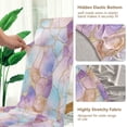 thumbnail image 5 of Yayeee 2 Pack Dining Chair Covers Stretch Parson Chairs Slipcovers Seat Protector, Watercolor Marble Pattern, 5 of 6