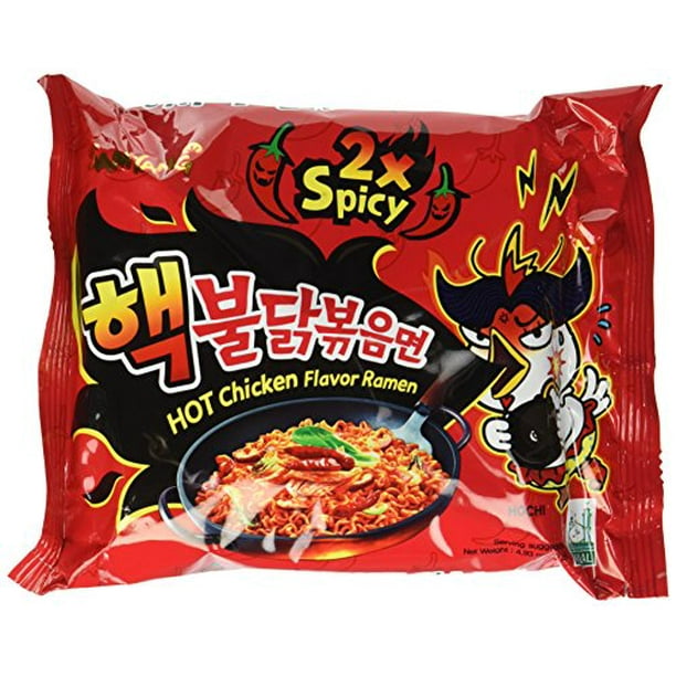 Ninechef Bundle Samyang Hek Buldak Extra Spicy Roasted Chicken Ramen Nuclear Edition 10 Pack 1 Ninechef Chopstick Walmart Com