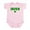 Petal Pink, variant on CafePress - Irish Infant Bodysuit - Baby Light Bodysuit, Size Newborn - 24 Months
