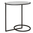 thumbnail image 2 of Uttermost Twofold White Marble Accent Table, 2 of 7