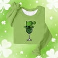 thumbnail image 2 of TaTaai Womens St Patricks Day Sweatshirt Long Sleeve Crewneck Casual Loose Fit Pullover Top Celtic Knot Print Holiday Wear Gift, 2 of 5