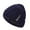Navy, variant on Men And Women Knitted Warm Hat Autumn And Winter Thickened Cap Mad Hat