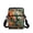 Abstract Two Horses Print, variant on Dragonfly Floral Pattern Crossbody Bags Polyester Crossbody Purse for Women, Lightweight 2 Zippers Satchel Sling Bags