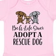 thumbnail image 4 of Inktastic Adopt a Rescue Dog Pet Boys or Girls Baby Bodysuit, 4 of 5