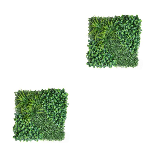 Kearding Colgante para colgar en la pared de plantas artificiales, exquisitos accesorios para el hogar de larga duración, tipo de calcomanía tipo 4 2Conjunto