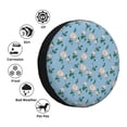 thumbnail image 4 of Pofeuu Rose Flowers Print Spare Tire Wheel Cover for Car Truck SUV Camper Universal Fit Spare Tire Cover RV Spare Tire Covers-17 inch, 4 of 6