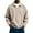 Khaki -AC03, variant on Dwellite Men's Waffle Knit Sweater Long Sleeve Loose Fit Shirt Casual Collared Lightweight Fall Sweatshirts Gray 4XL