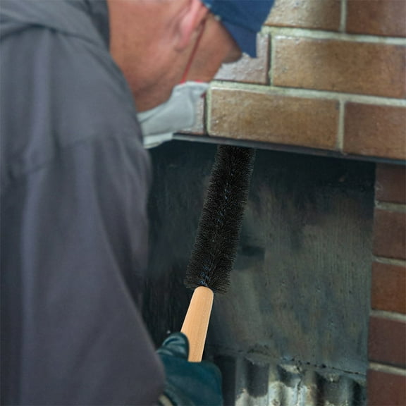 MLINS 2pcs Chimney and Fireplace Cleaning Kit Chimney Cleaning Brush Practical Brush Kitchen Chimney Cleaning Brush Fireplace Vent Brush