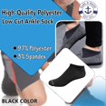 thumbnail image 2 of Yacht & Smith 12 Pair Men's Low Cut Ankle Socks Thin Comfortable Lightweight Breathable Wholesale Bulk Sport Socks, 2 of 7
