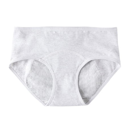 Womens Cotton Period Underwear Teens Girls Heavy Flow Menstrual Leak Proof Panties