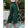 thumbnail image 5 of Sngxgn Women's Wide Leg Lounge Pants with Pockets Lightweight High Waisted Adjustable Tie Knot Loose Trousers(GN2,XL), 5 of 9