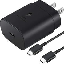 for Google Pixel 7 Charger! Super Fast Charger Kit [1x Wall Charger + 1x USB C Cable] True Digital Super Fast Charging uses dual voltages for up to 50% faster charging! Black