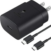 Original Samsung Galaxy Fold Charger! Super Fast Charger Kit [1x Wall Charger + 1x USB C Cable] True Digital Super Fast Charging uses dual voltages for up to 50% faster charging! Black