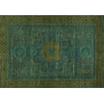 thumbnail image 1 of Ahgly Company Indoor Rectangle Abstract Light Blue Modern Area Rugs, 2' x 3', 1 of 4