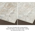 thumbnail image 4 of Nourison Glam Modern Grey Multicolor 9' x 12' Area Rug (9x12), 4 of 9