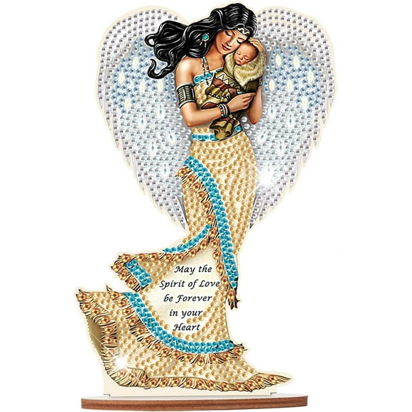 TRAHOO-Madonna Diamond Art Kits for Adults Tabletop Decor Diamond Painting Accessories Window Sill Decor Diamond Art Accessories Living Room Decor Table Diamond Painting Kits for Adults Shelf Decor