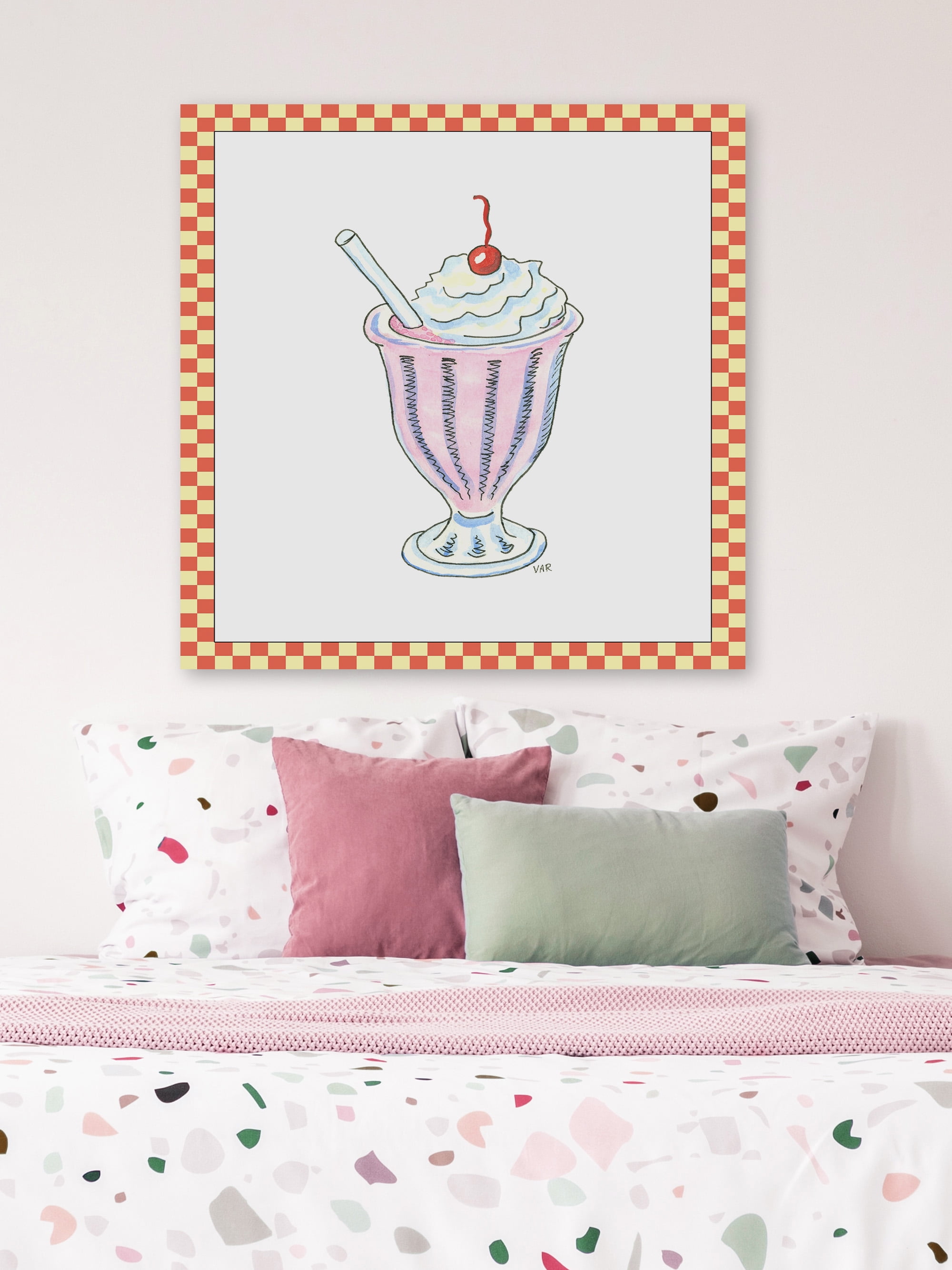 Marmont Hill Ice Cream Parlor II Canvas Wall Art